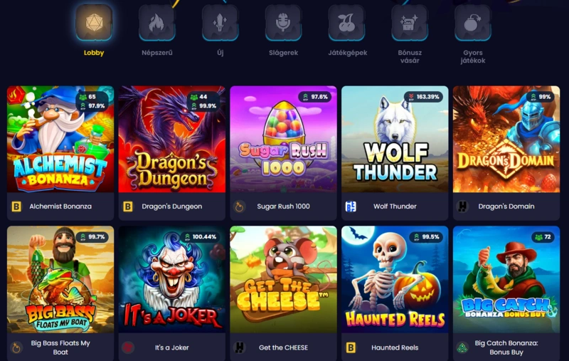 SlotsGem Casino Games
